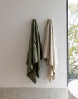 Moss Linen Towel