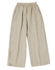 Wide Leg Linen Pant - Natural