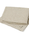 Olive Stripe Flat Sheet