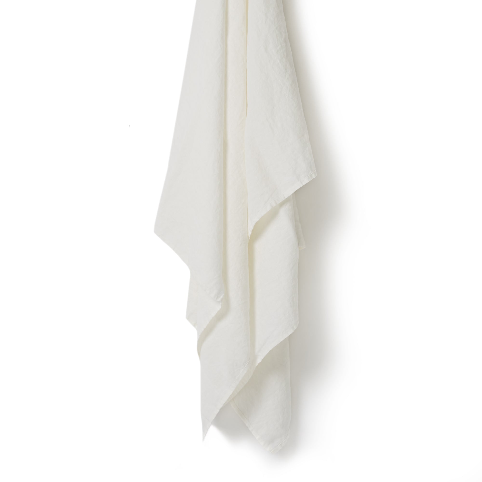 Sundae White Linen Towel