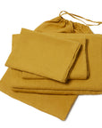 Ochre Linen Duvet Set