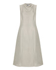 Celia Silk Dress - Steel Grey