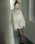 MARTINA OVERSIZED SHIRT - BONE | PRE-ORDER COLLECTION | DECEMBER 2025