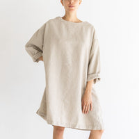 Tunic Linen Dress - Natural
