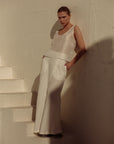 Acacia Wrap Skirt - Antique White