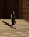 Celia Silk Dress - Noir