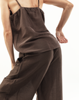 LUCA SILK LINEN CAMI