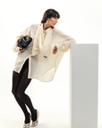 MARTINA OVERSIZED SHIRT - BONE