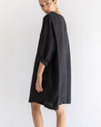 Tunic Linen Dress - Noir