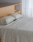 Olive Stripe Flat Sheet