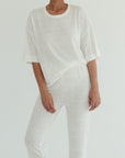 Celine Tee - Antique White