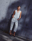 Tailored Pant (Petite)- Vintage White