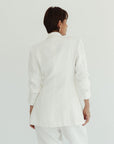 Tailored Blazer (Petite)- Vintage White