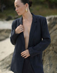 Tailored Blazer (Petite) - French Navy