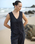 Tailored Vest (Petite) - French Navy