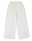 Wide Leg Linen Pant - Sundae White