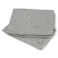 Charcoal Stripe Fitted Sheet
