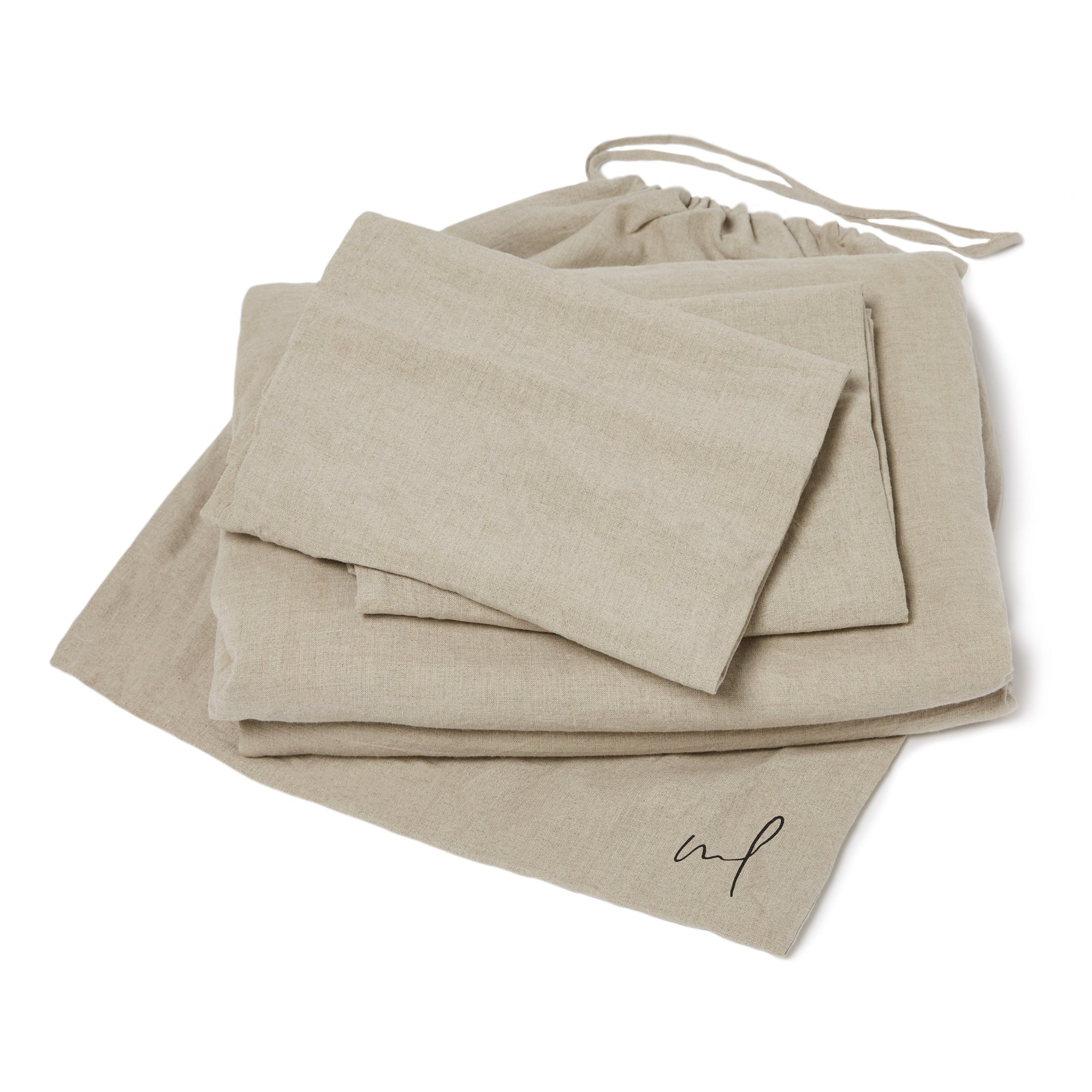 Natural Linen Duvet Set