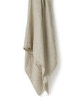 Olive Stripe Linen Towel