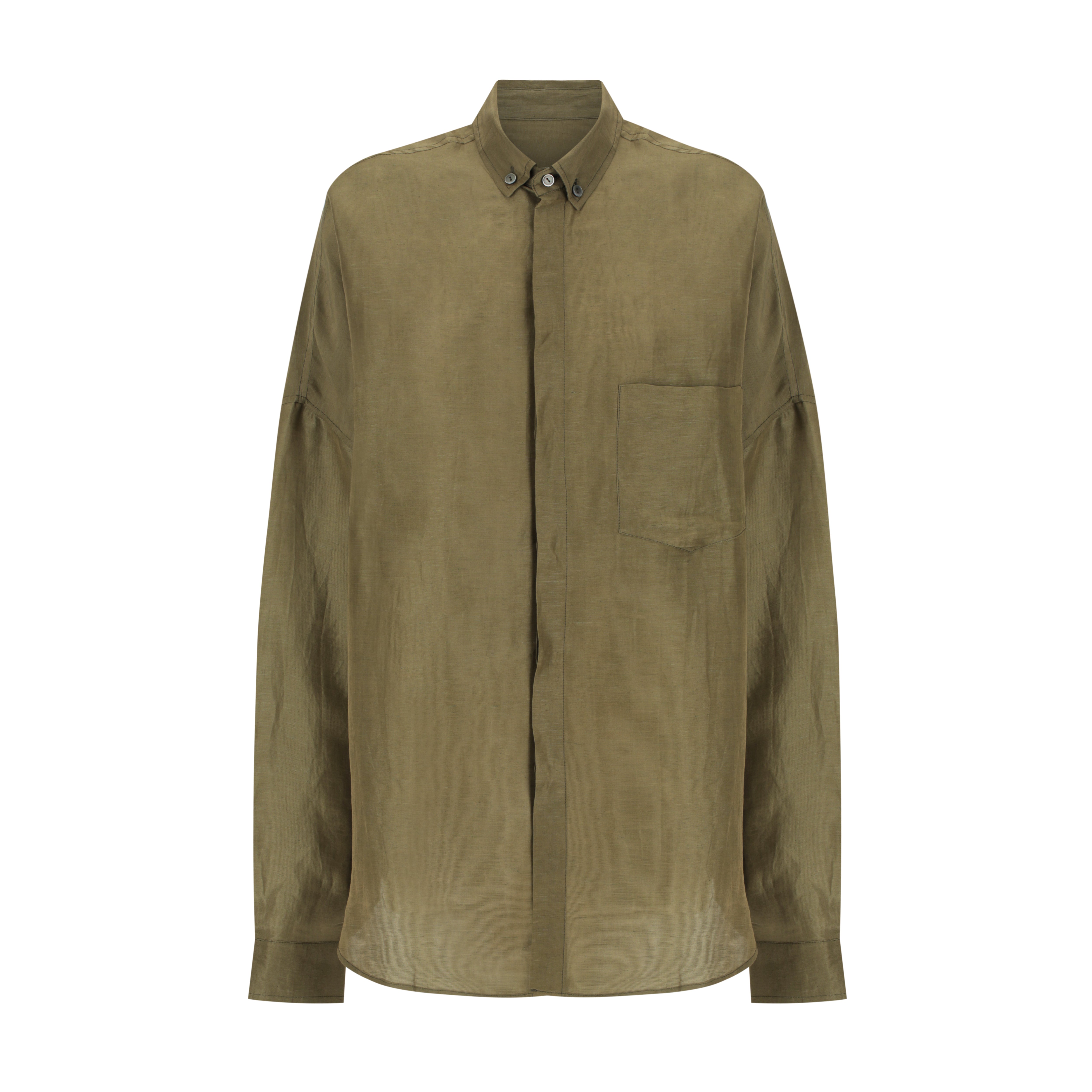 MARTINA OVERSIZED SHIRT - OLIVE – Moss Living Store