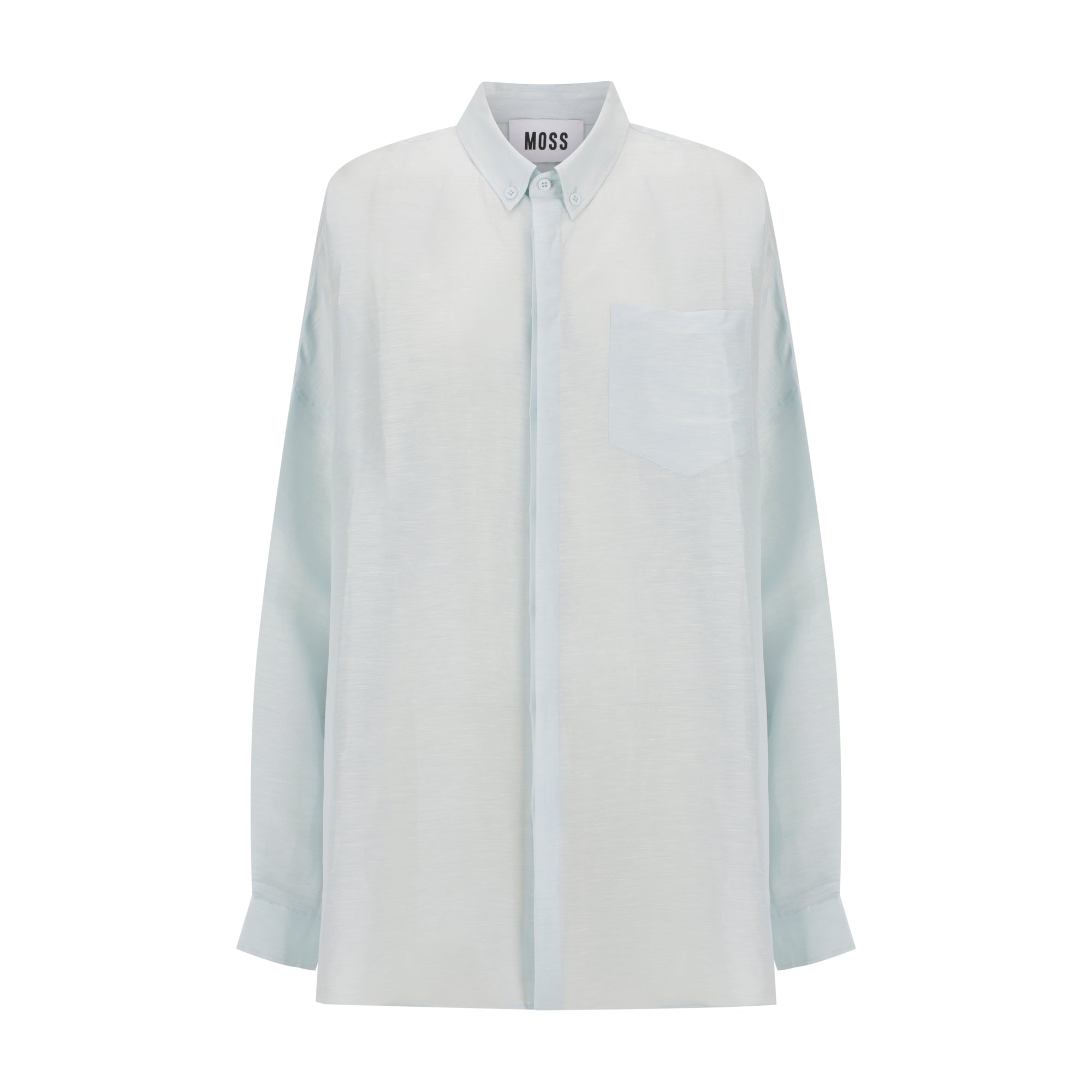 MARTINA OVERSIZED SHIRT - POWDERED BLUE