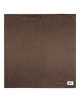 SILK LINEN SCARF - ESPRESSO