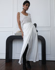 Acacia Wrap Skirt - Antique White