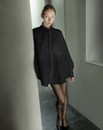 MARTINA OVERSIZED SHIRT - NOIR