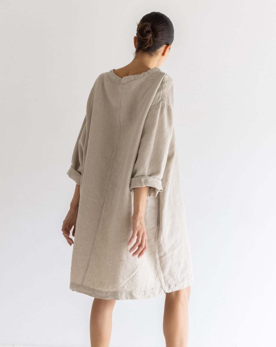 Tunic Linen Dress - Natural
