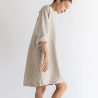 Tunic Linen Dress - Natural