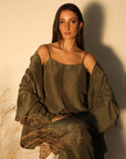 MARTINA OVERSIZED SHIRT - OLIVE || PRE-ORDER COLLECTION | AUGUST 2025