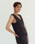 Tailored Vest (Petite) - French Navy