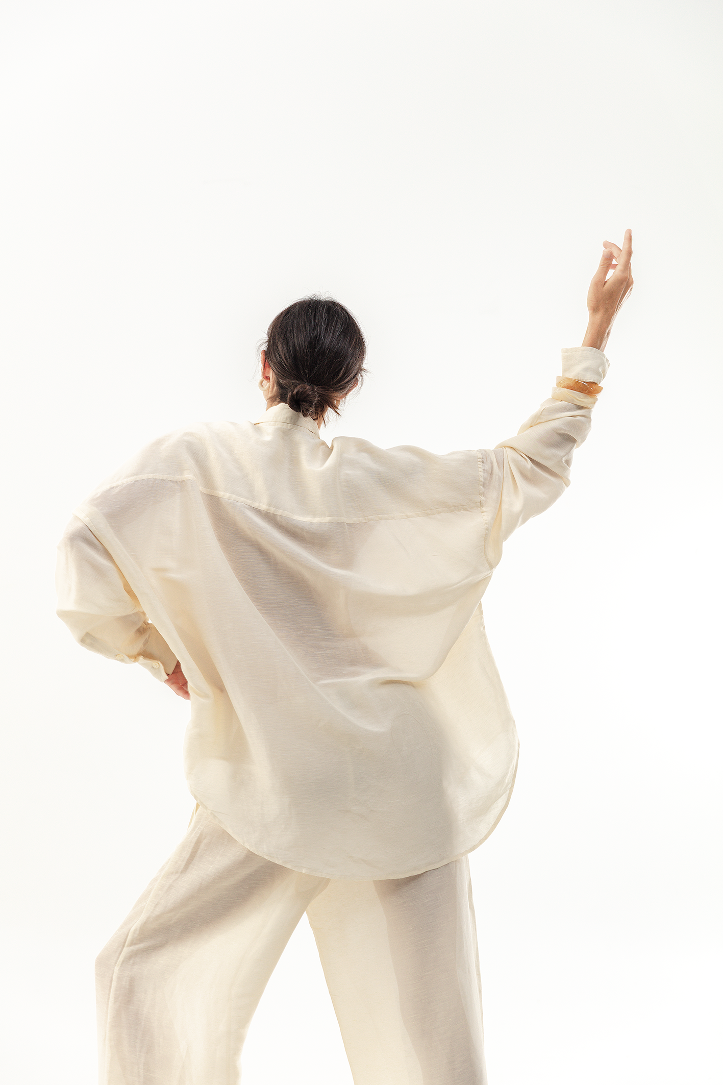 MARTINA OVERSIZED SHIRT - BONE