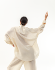 MARTINA OVERSIZED SHIRT - BONE