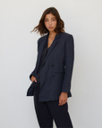 Tailored Blazer (Petite) - French Navy