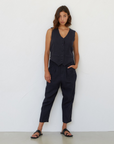 Tailored Pant (Petite) - French Navy