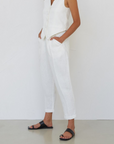 Tailored Pant (Petite)- Vintage White