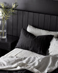 Noir Linen Pillowcase Set