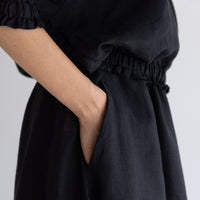 Ruffle Maxi Skirt - Noir