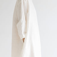 Tunic Linen Dress - Sundae White