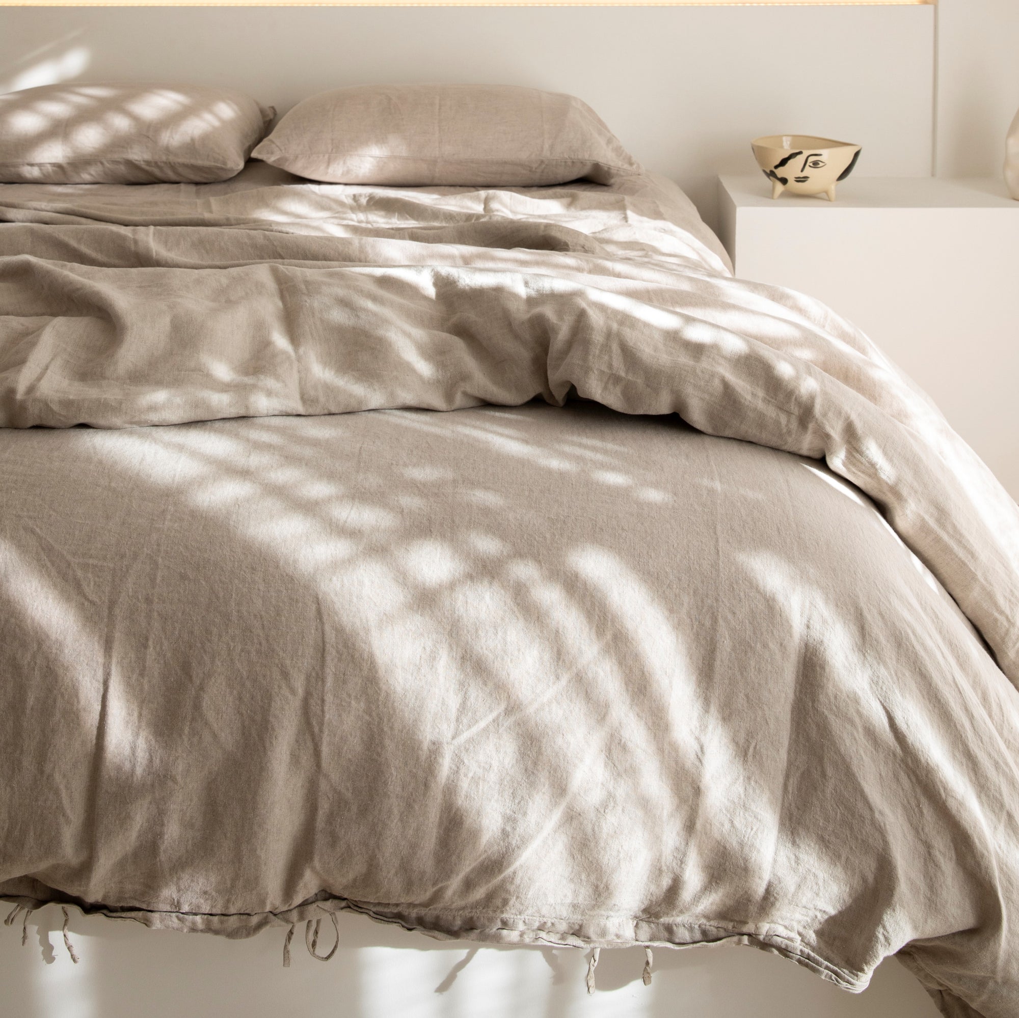 Natural Linen Duvet Set