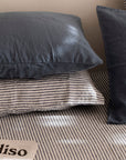 Marine Stripe Linen Pillowcase Set