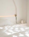 Sundae White Linen Duvet Set