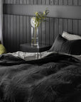 Noir Linen Pillowcase Set