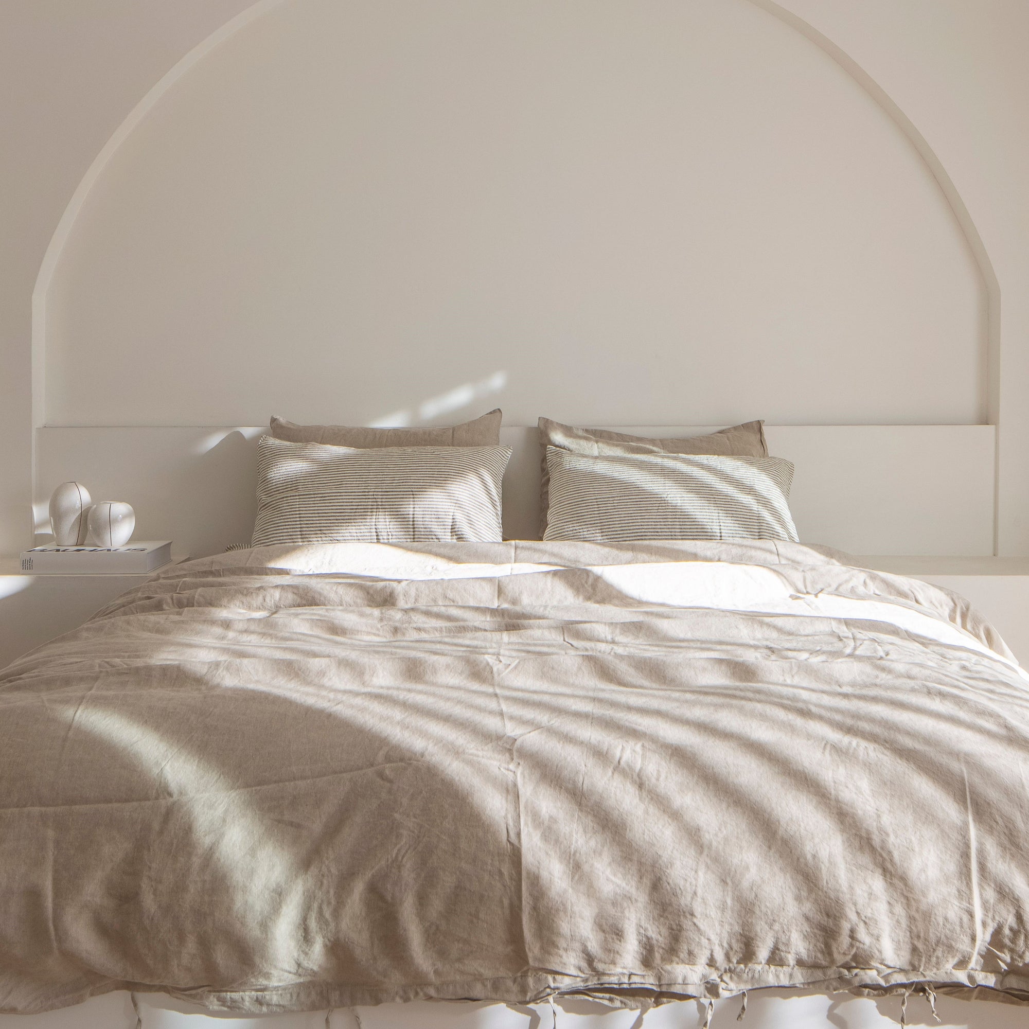 Natural Linen Duvet Set